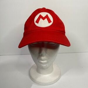 Nintendo Mario Baseball Cap Red Official Nintendo Licensed Adjustable Snapback